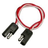 Pico 0710PT 2-Way Trailer Connector with Polarized Male & Female Ends - 12", 16 AWG